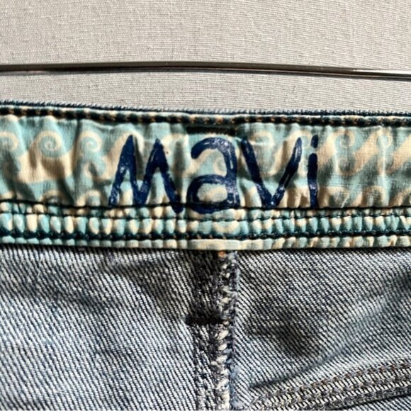 Mavi Gladys Denim Bermuda Shorts Sz 27 - Picture 3 of 9
